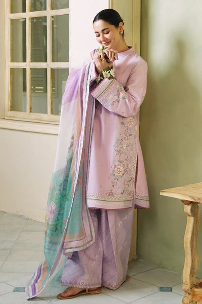 Lawn Embroidered 3pc suit A027