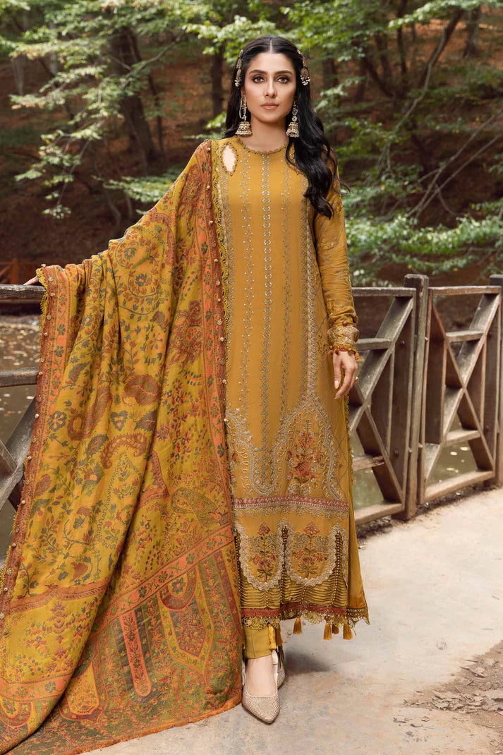 Lawn Embroidered 3pc suit A029