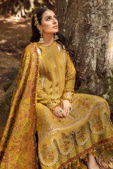 Lawn Embroidered 3pc suit A029