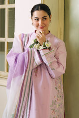 Lawn Embroidered 3pc suit A027