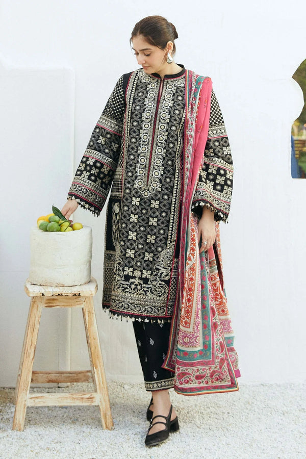 Lawn Embroidered 3pc suit A030