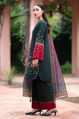 Lawn Embroidery 3pc suit A007