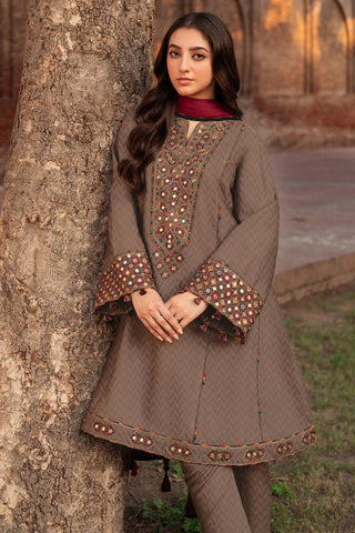 Lawn Embroidery 3pc suit A012