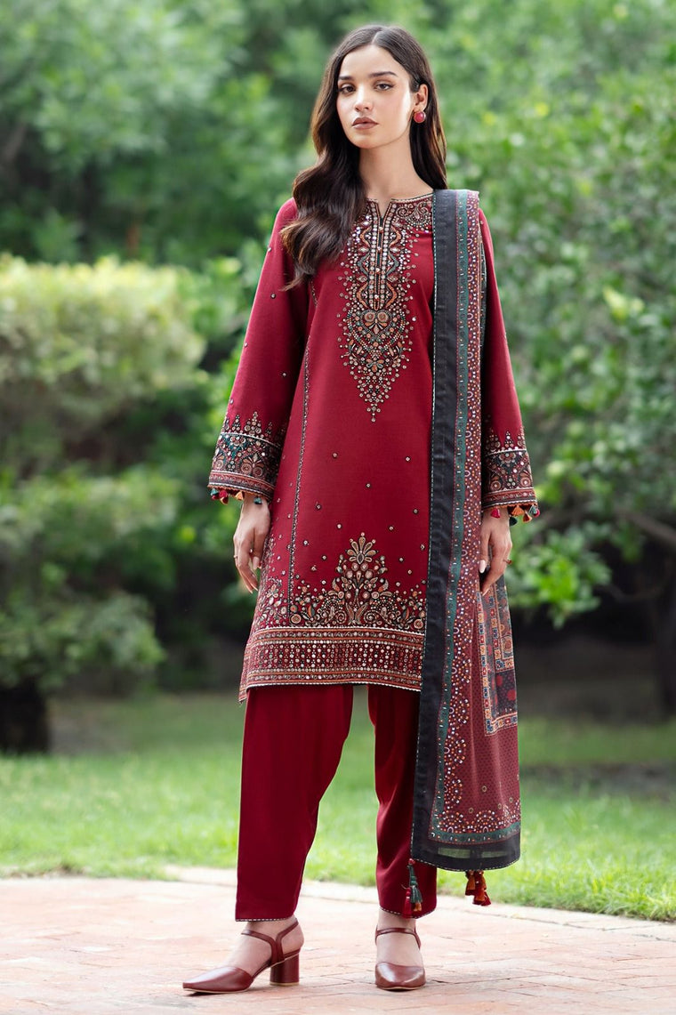 Lawn Embroidery 3pc suit A010