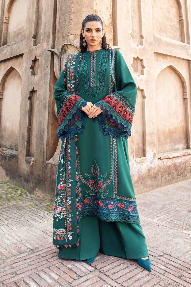 Lawn Embroidery 3pc suit A011