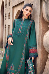 Lawn Embroidery 3pc suit A011