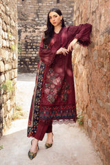 Lawn Embroidery 3pc suit A014