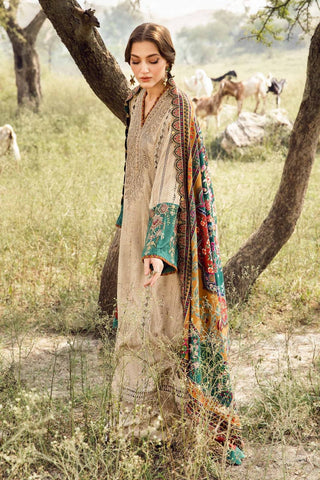 Lawn Embroidery 3pc suit A013