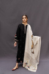 Lawn Embroidery 3pc suit A013