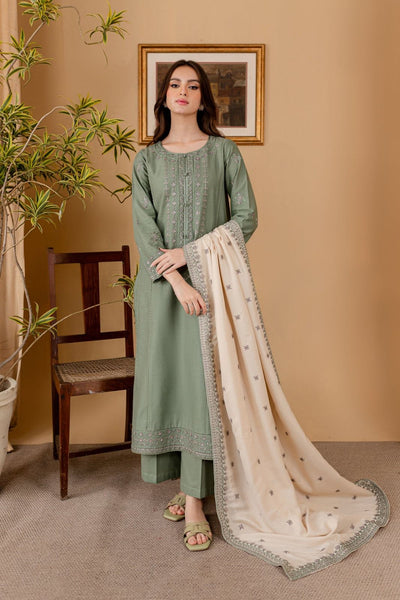 Lawn Embroidery 3pc suit A017