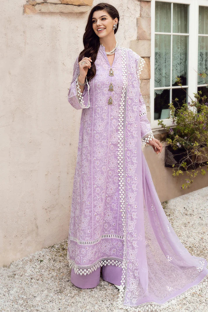 Lawn Embroidered 3pc suit A025